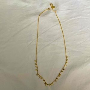 Gold Gorjana necklace. 16 inch length